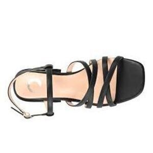 Journee Collection size 7 Womens Kempsy Block Heel Pumps